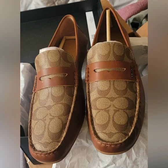 Coach | Shoes | Mott Driver Signature Pvc Size 15 Khaki Mens  display picture 2